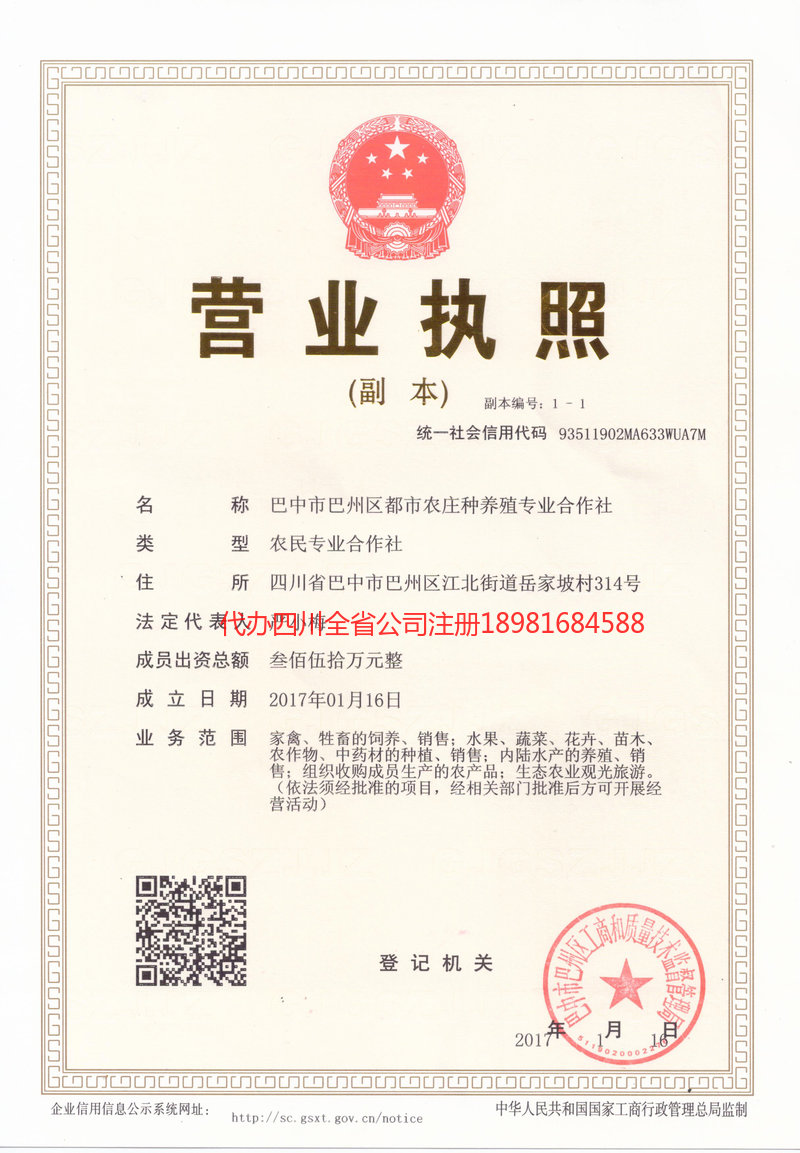 漳平漳平都市农庄种养殖专业合作社